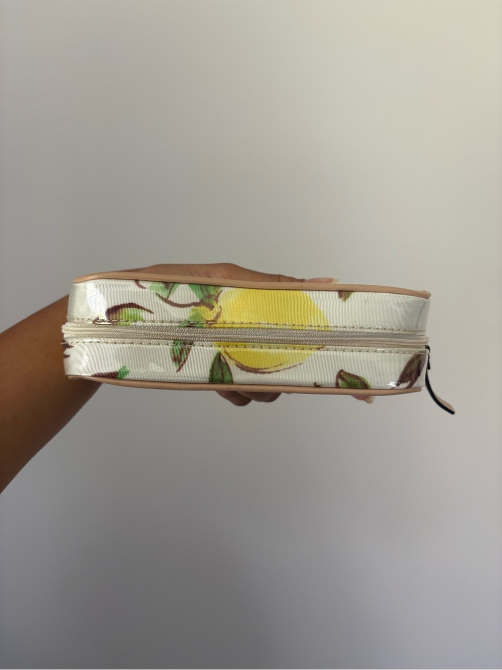 kate spade Lemon Print Cosmetic Pouch - Yellow - Picture 4 of 9